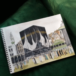 Tawaf Around the Kaaba Watercolor Painting  Makkah Art Print | Islamic Pilgrimage Wall Decor | Hajj & Umrah Keepsake