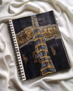 The Two Holy Sanctuaries Islamic Wall Art Hand-Painted Kaaba & Medina Green Dome Painting - Image 2