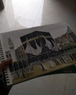 Tawaf Around the Kaaba Watercolor Painting  Makkah Art Print | Islamic Pilgrimage Wall Decor | Hajj & Umrah Keepsake - Image 7